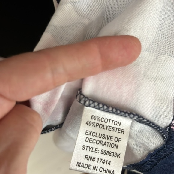 🆕Miss Elaine Essentials Knit Long Front Zip Robe Navy/Pink Roses Size S - Picture 10 of 11